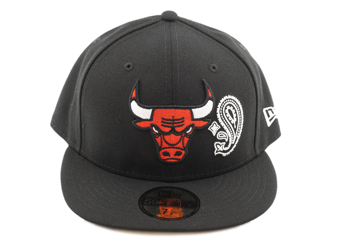 New Era Chicago Bulls 59FIFTY Paisley-Schirm Fitted Cap