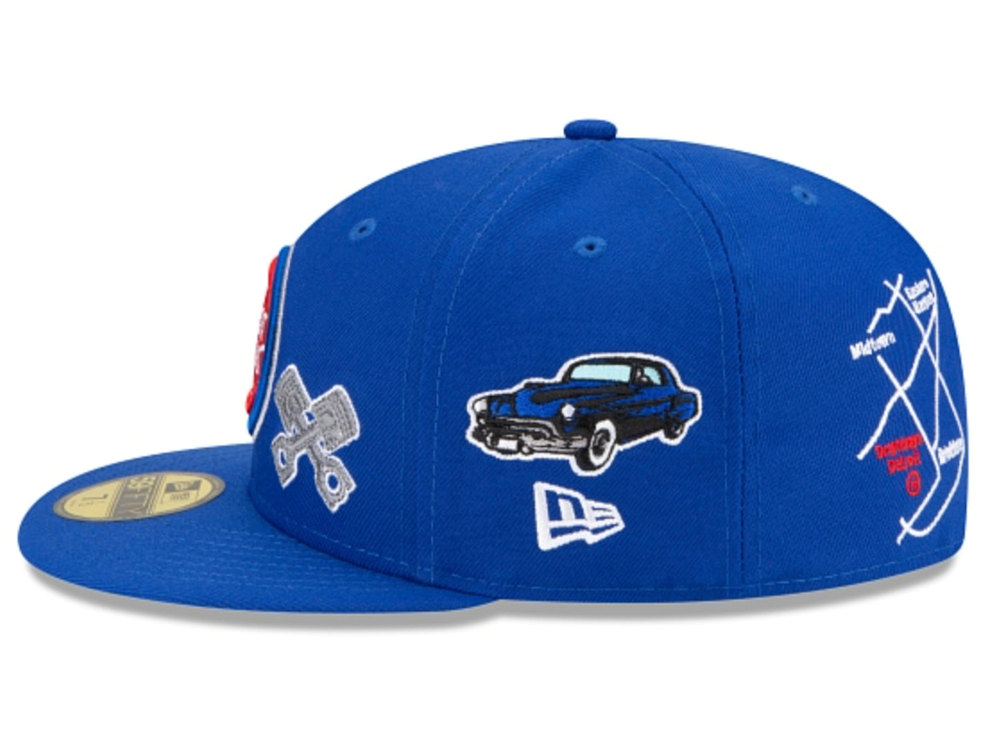 Gorra ajustada 59FIFTY de los Detroit Pistons de New Era