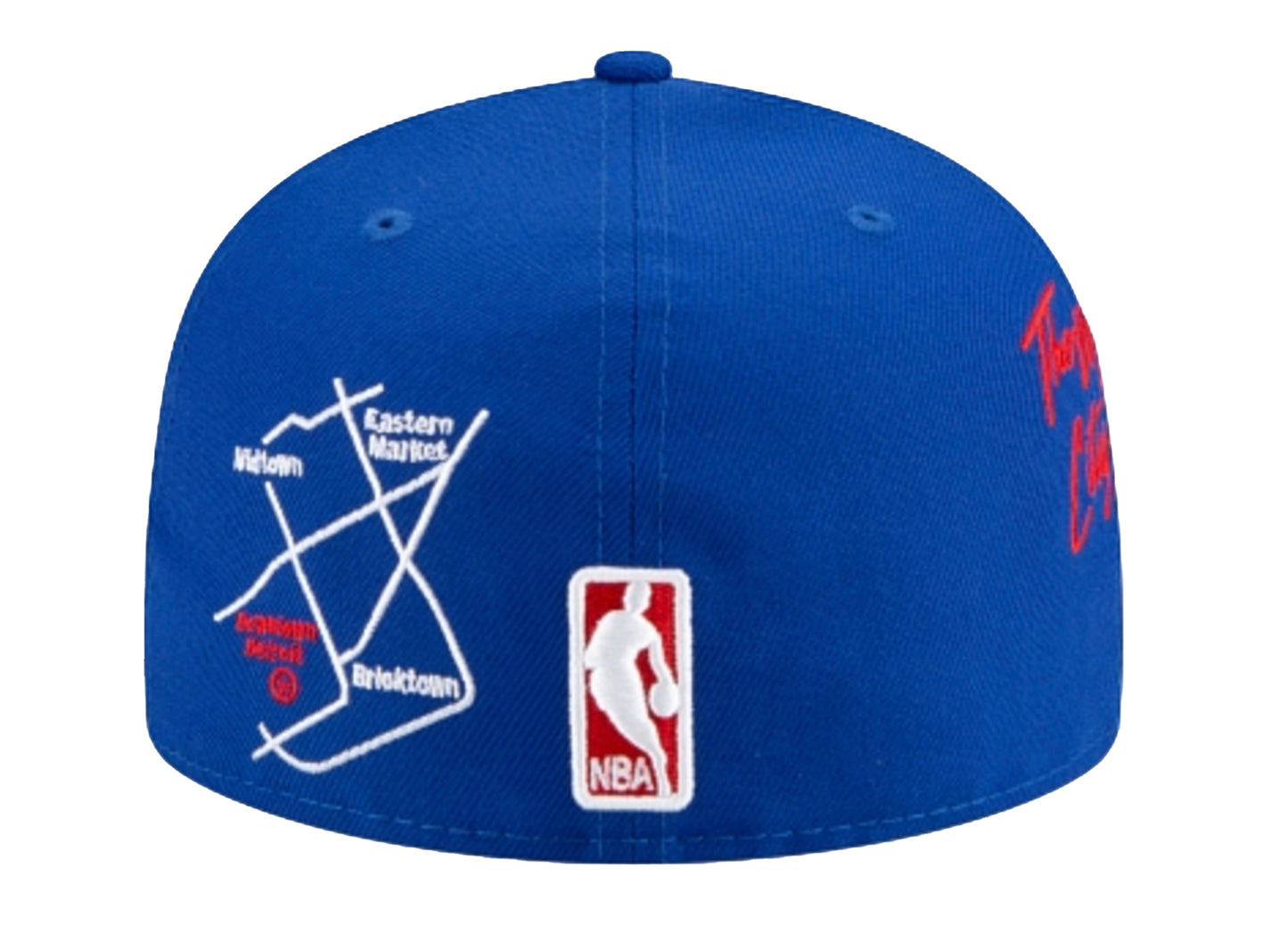 Gorra ajustada 59FIFTY de los Detroit Pistons de New Era