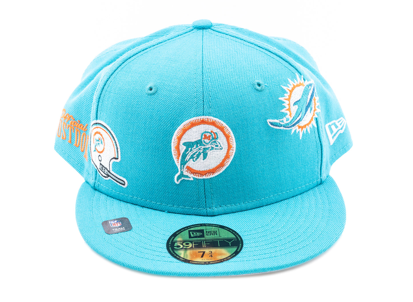 Gorra New Era x Just Don 59FIFTY de los Miami Dolphins