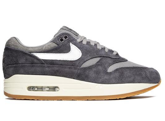 Nike Air Max 1 Premium 'Crepe' in Soft Grey / Neutral Grey / Thunder