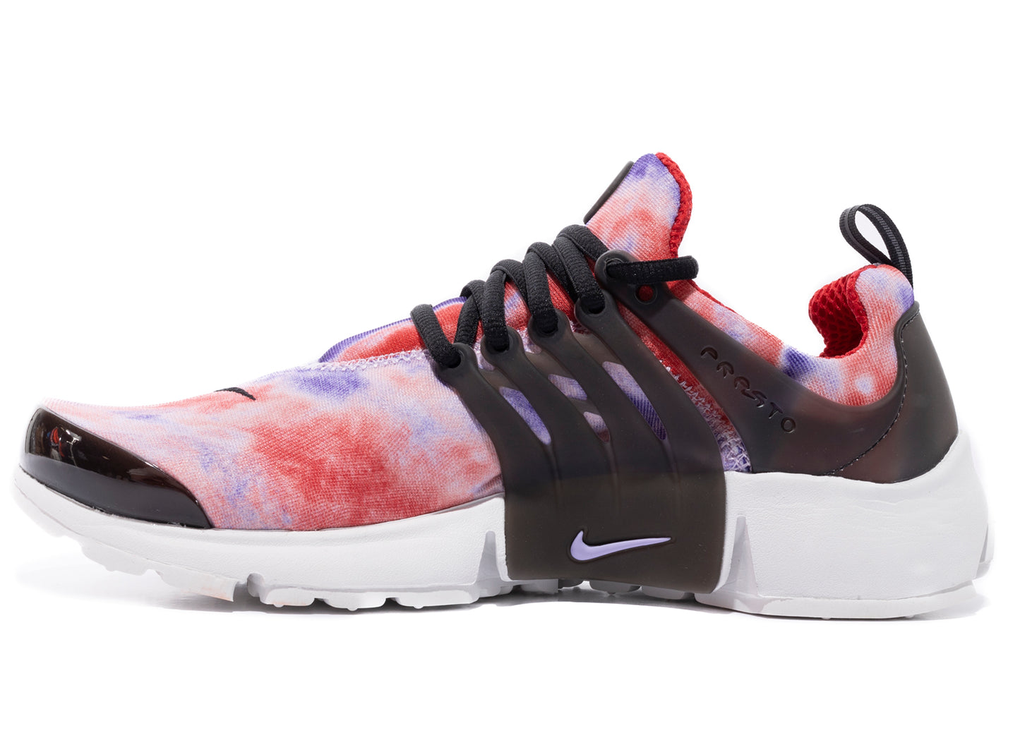 Nike Air Presto in Doll / Black / Summit White / University Red - view 3