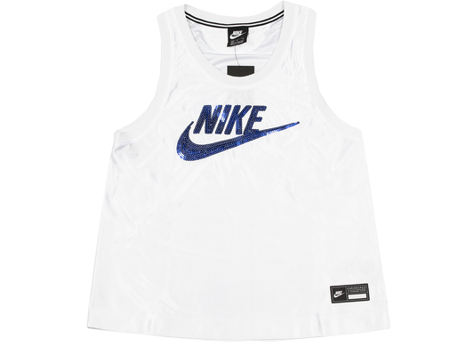 Nike Sportswear Icon Clash Women's Tank in White / Deep Royal Blue