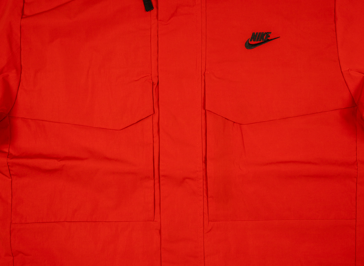 Nike Sportswear M65 Hooded Jacket in University Red / Black