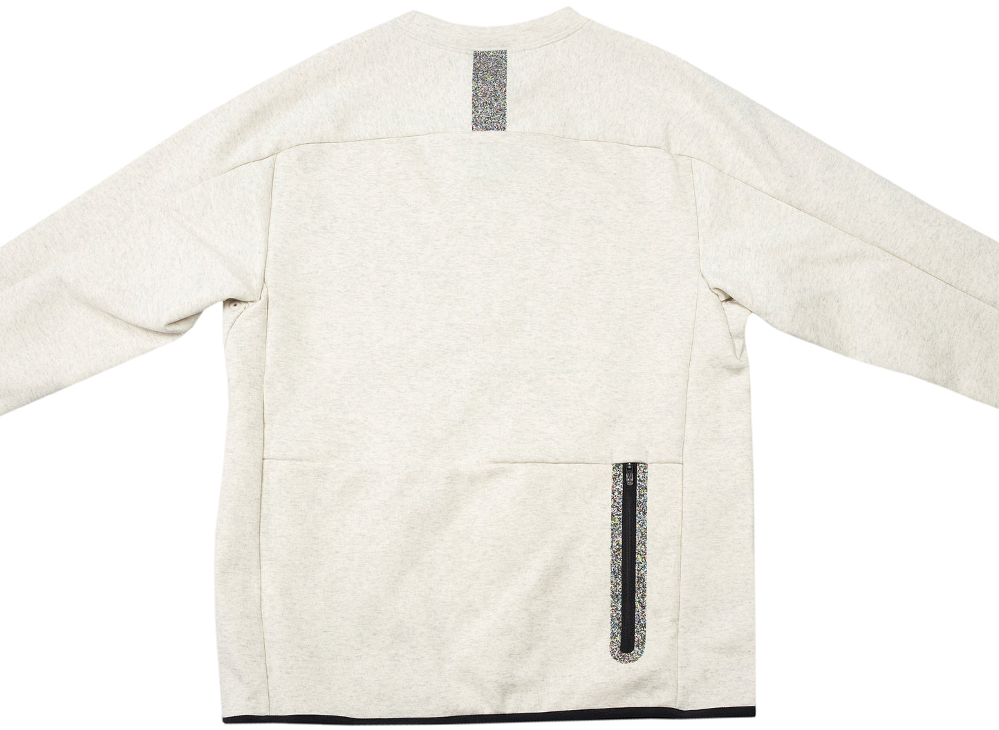 Sudadera Nike Sportswear Tech Fleece de cuello redondo en blanco