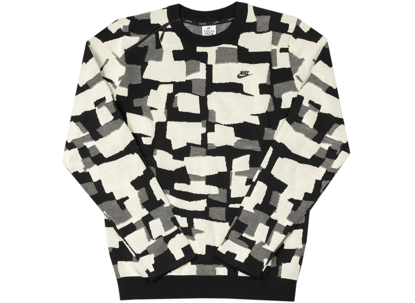 Nike Sportswear Tech Pack Engineered Sweater in Black / Cashmere
