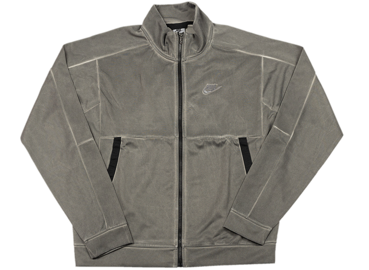 Nike Sportswear Washed Revival Jersey Jacket in Black