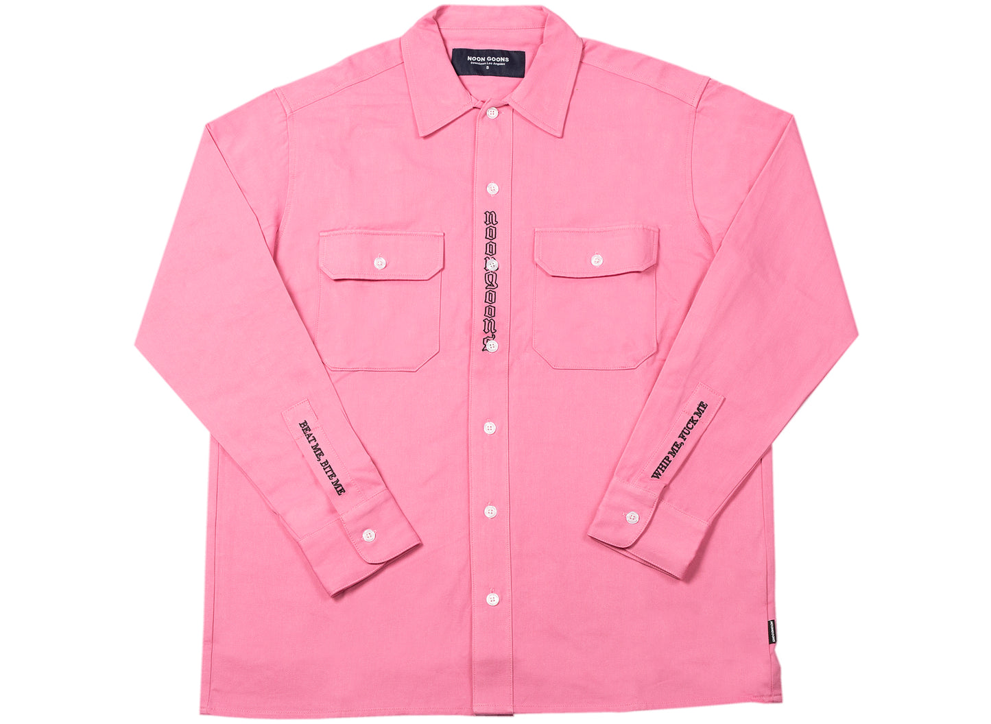 Noon Goons Johnny's Workwear Shirt in Pink