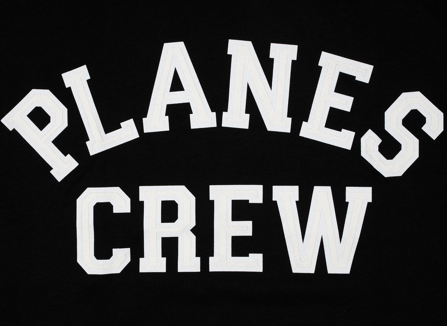 Paper Planes Crew Tee in Black