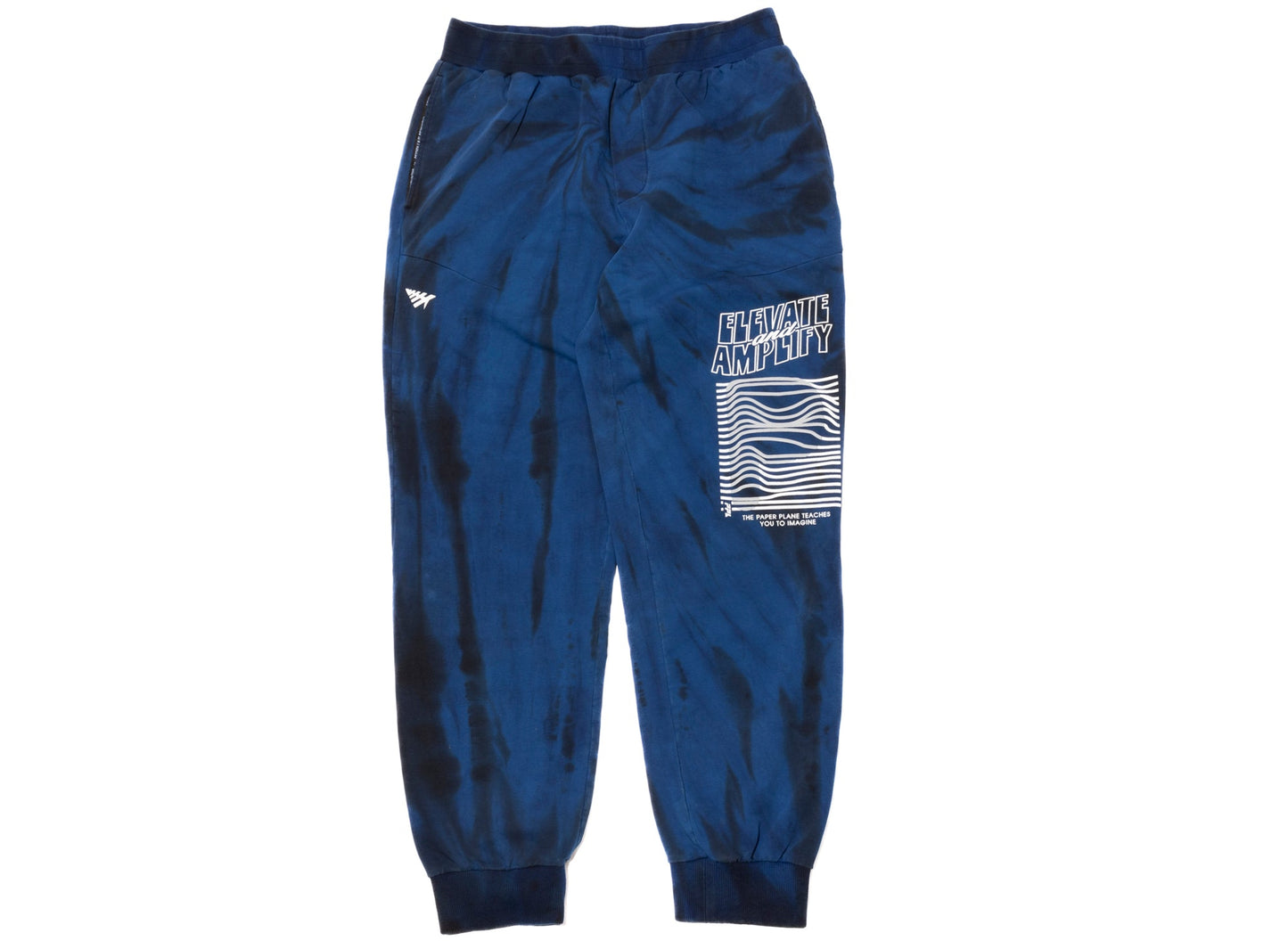 Pantalones de chándal de felpa francesa Paper Planes Ride or Dye en Galaxy Blue