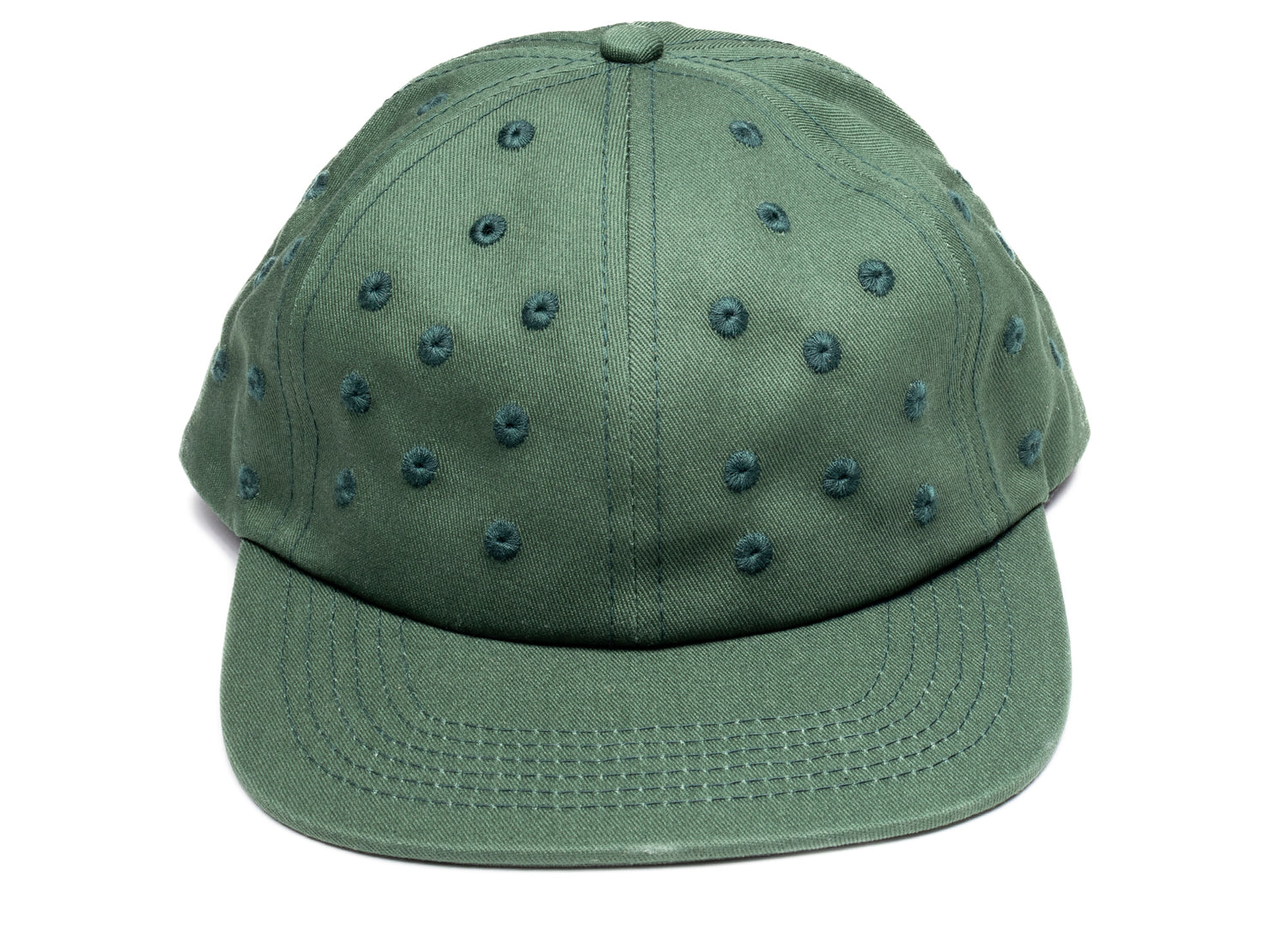 Pleasures Eyelet Snapback in Green