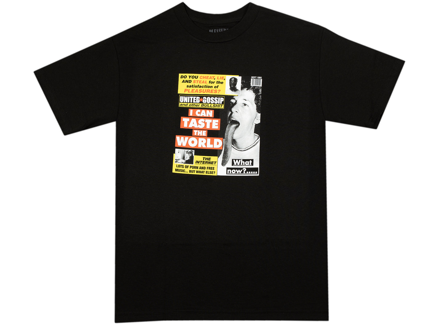 Pleasures Gossip T-Shirt in Black