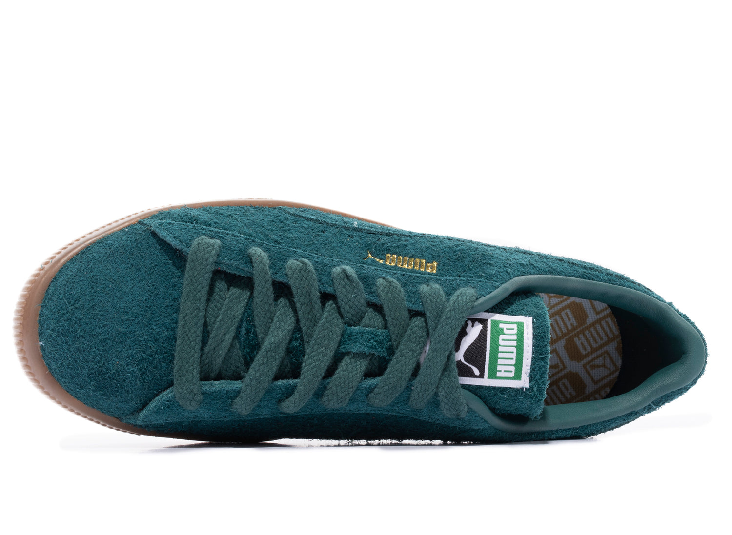 Puma VTG Hairy Suede in Varsity Green & Gum - view 4