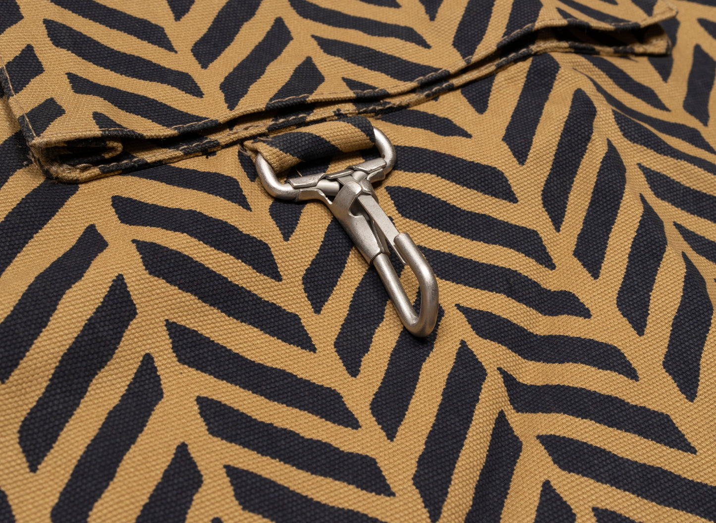 Reese Cooper Brushed Cotton Canvas Anorak in Herringbone Print - view 2