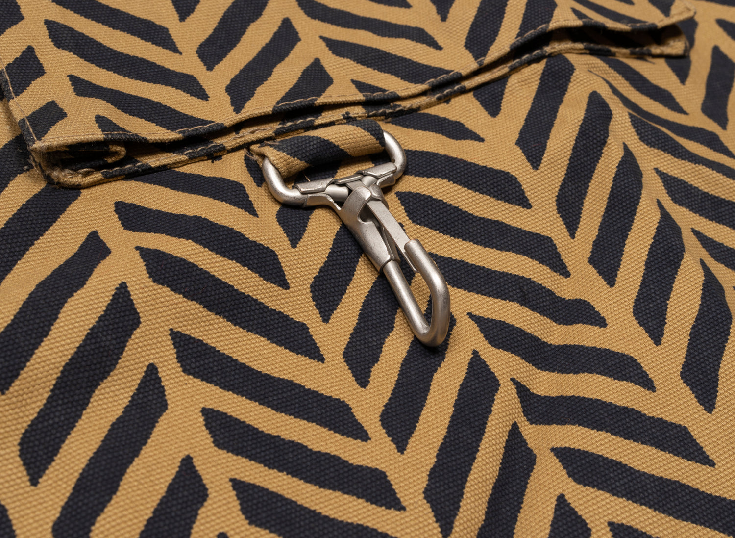 Reese Cooper Brushed Cotton Canvas Anorak in Herringbone Print - view 2