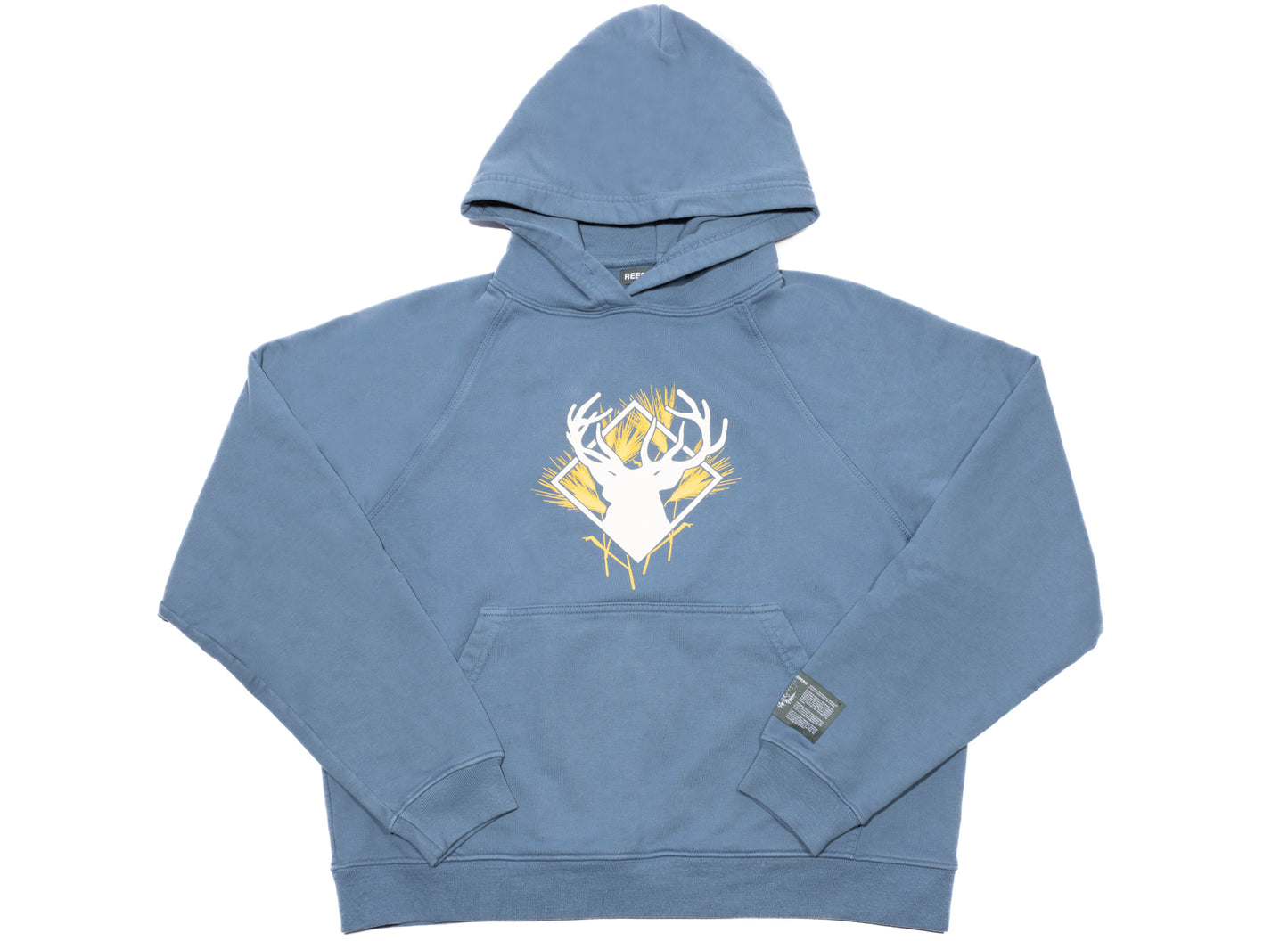 Reese Cooper Deerhead Hooded Sweatshirt in Slate