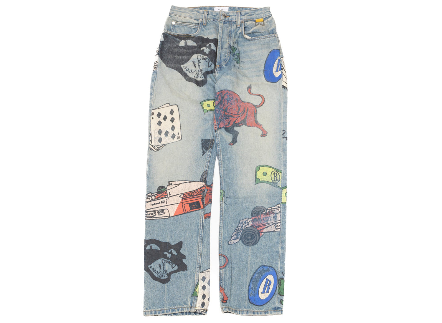 Rhude Doodle Print Jeans