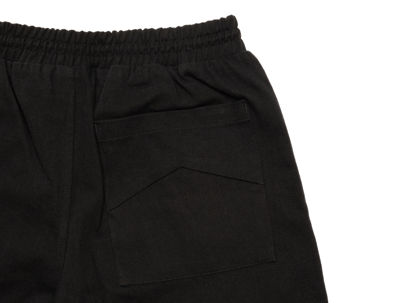 Rhude Embroidered Twill Logo Shorts in Black - view 2
