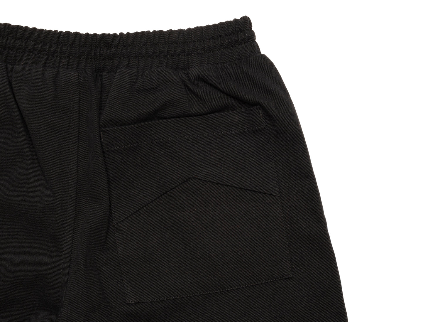 Rhude Embroidered Twill Logo Shorts in Black - view 2