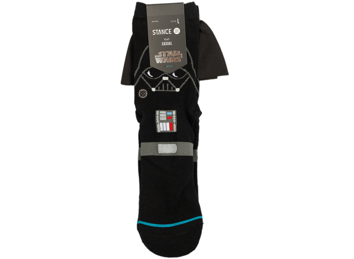 Stance 3D Darth Socks in Black