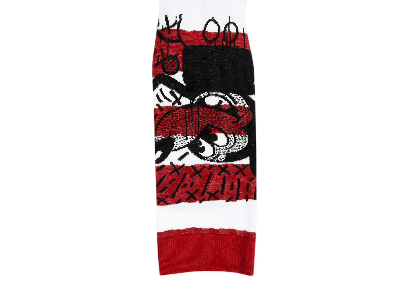Stance Mickey TV Haring Mix Socks in Red