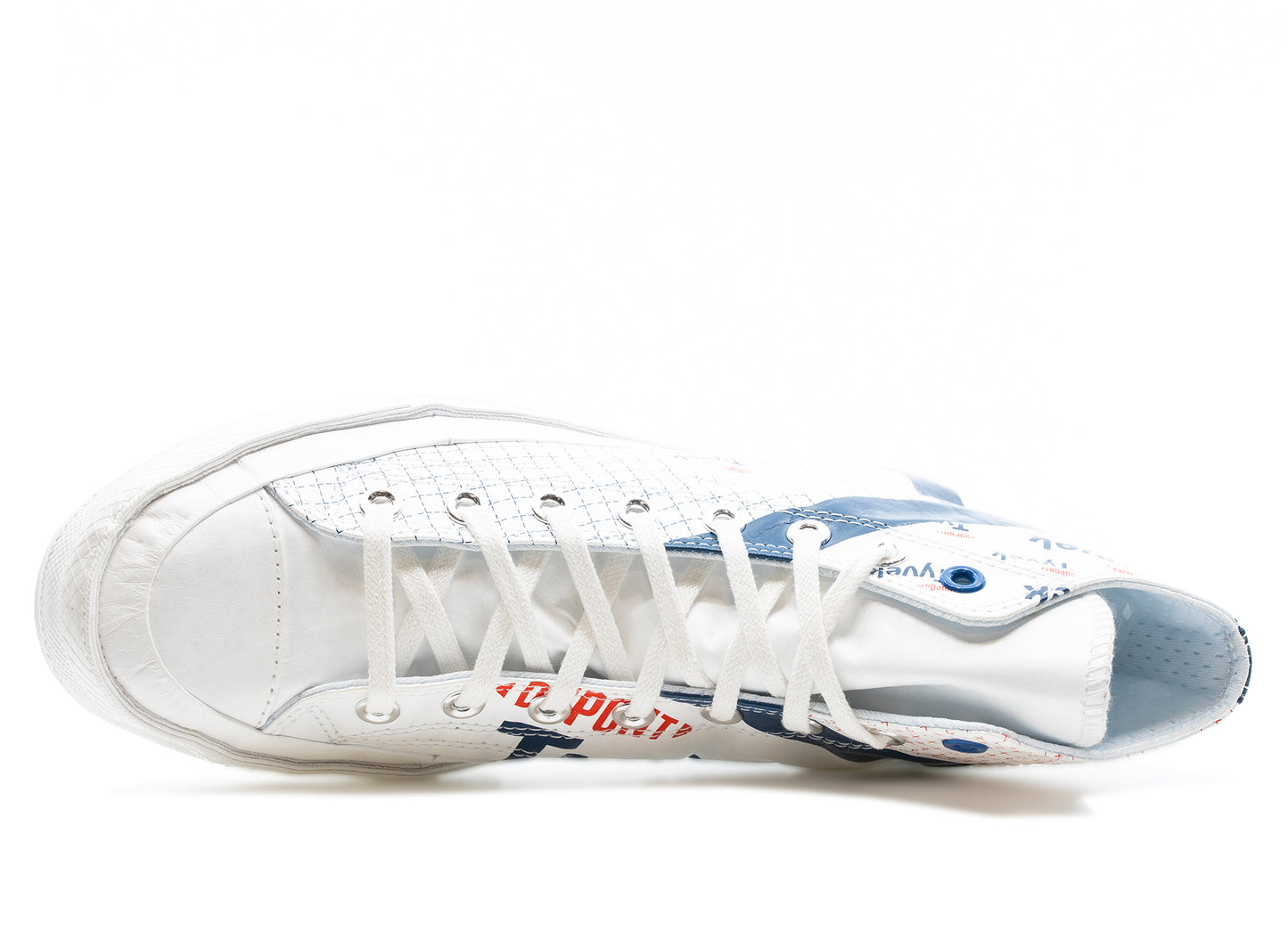 Unisex Converse Tyvek Chuck 70 Hi in White / Princess Blue