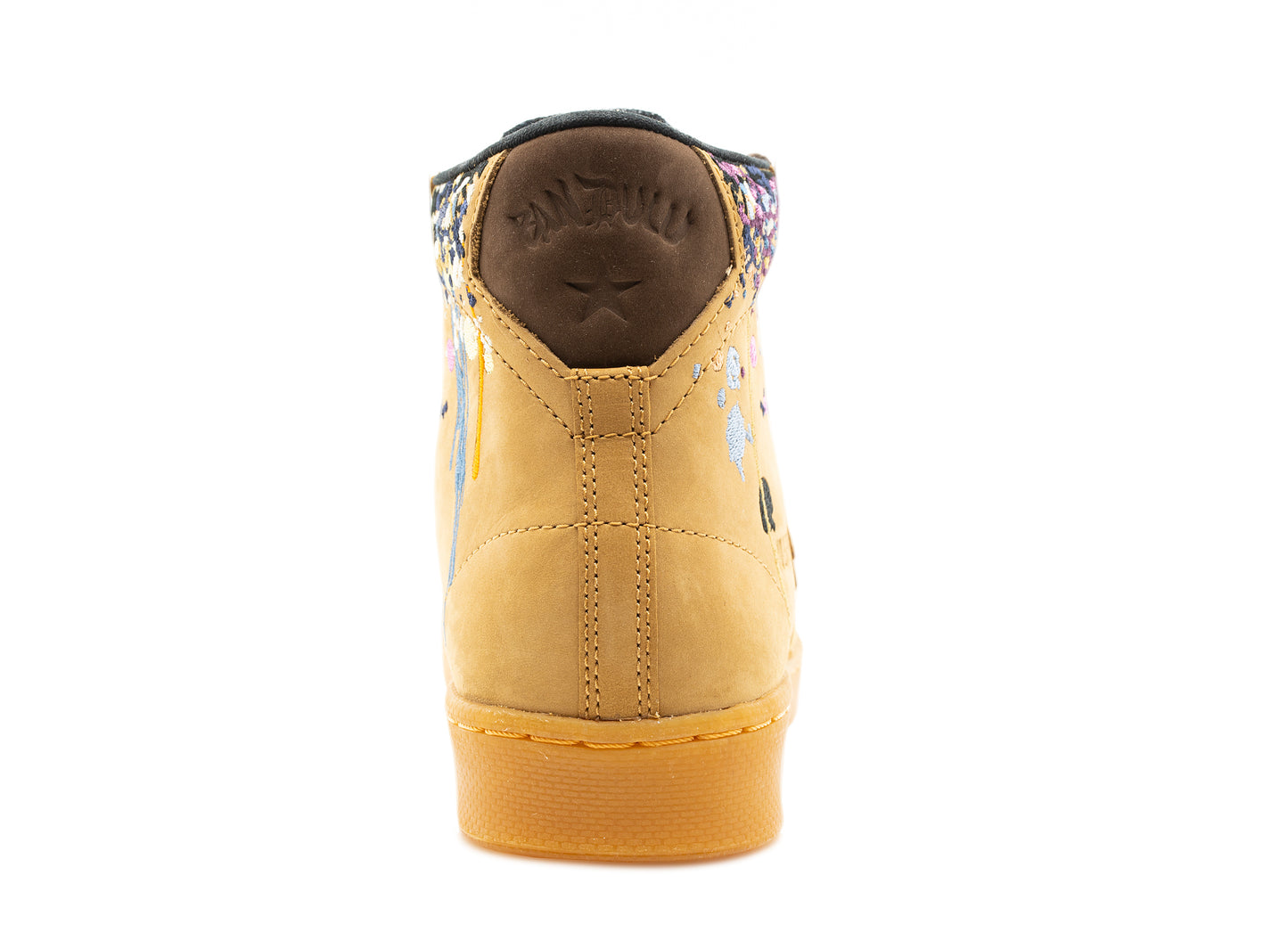 Unisex Converse x Bandulu Pro Leather Mid in Flux / Gum Light Honey