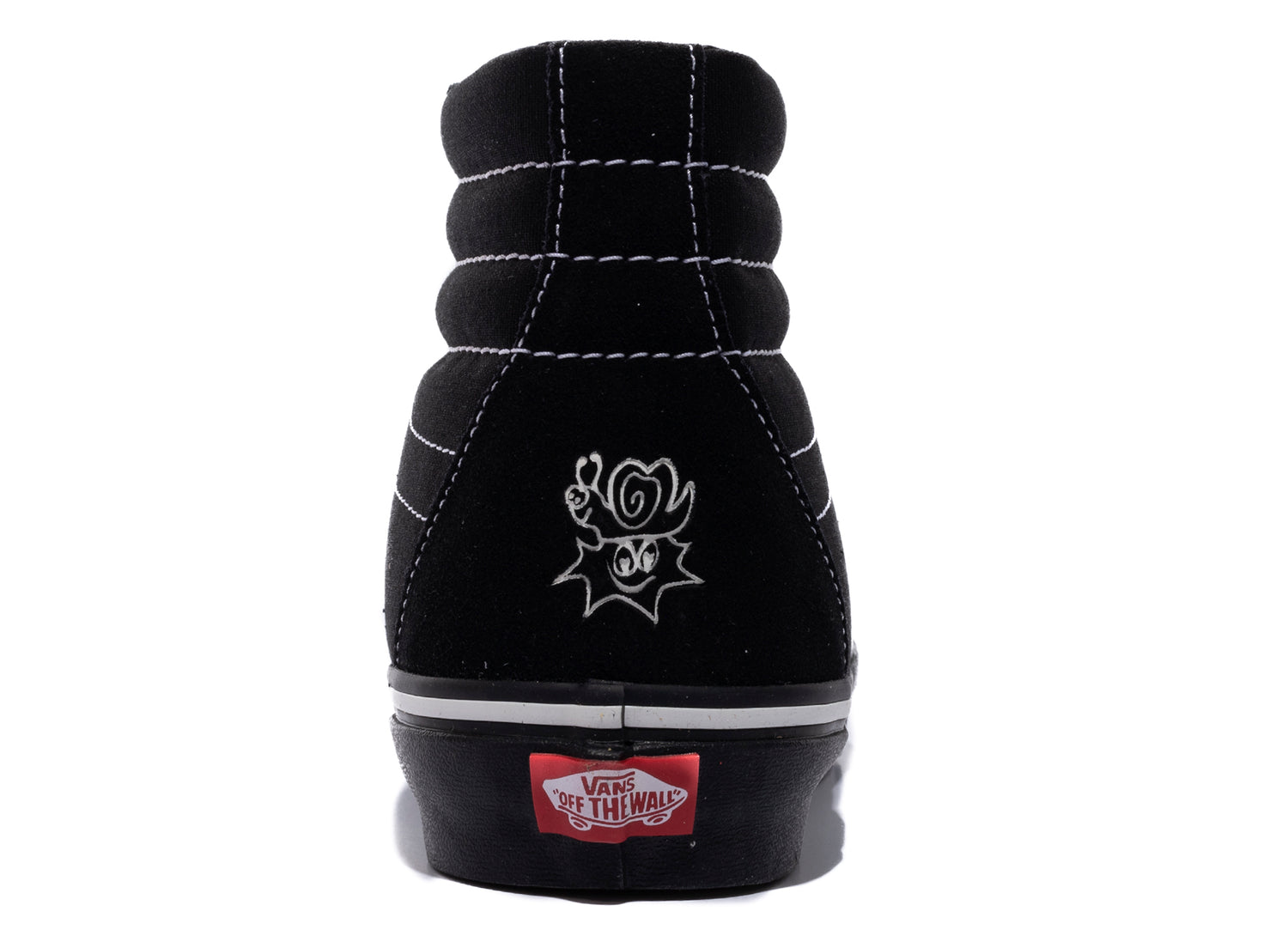 Vans Sk8-Hi in Black / White - view 2