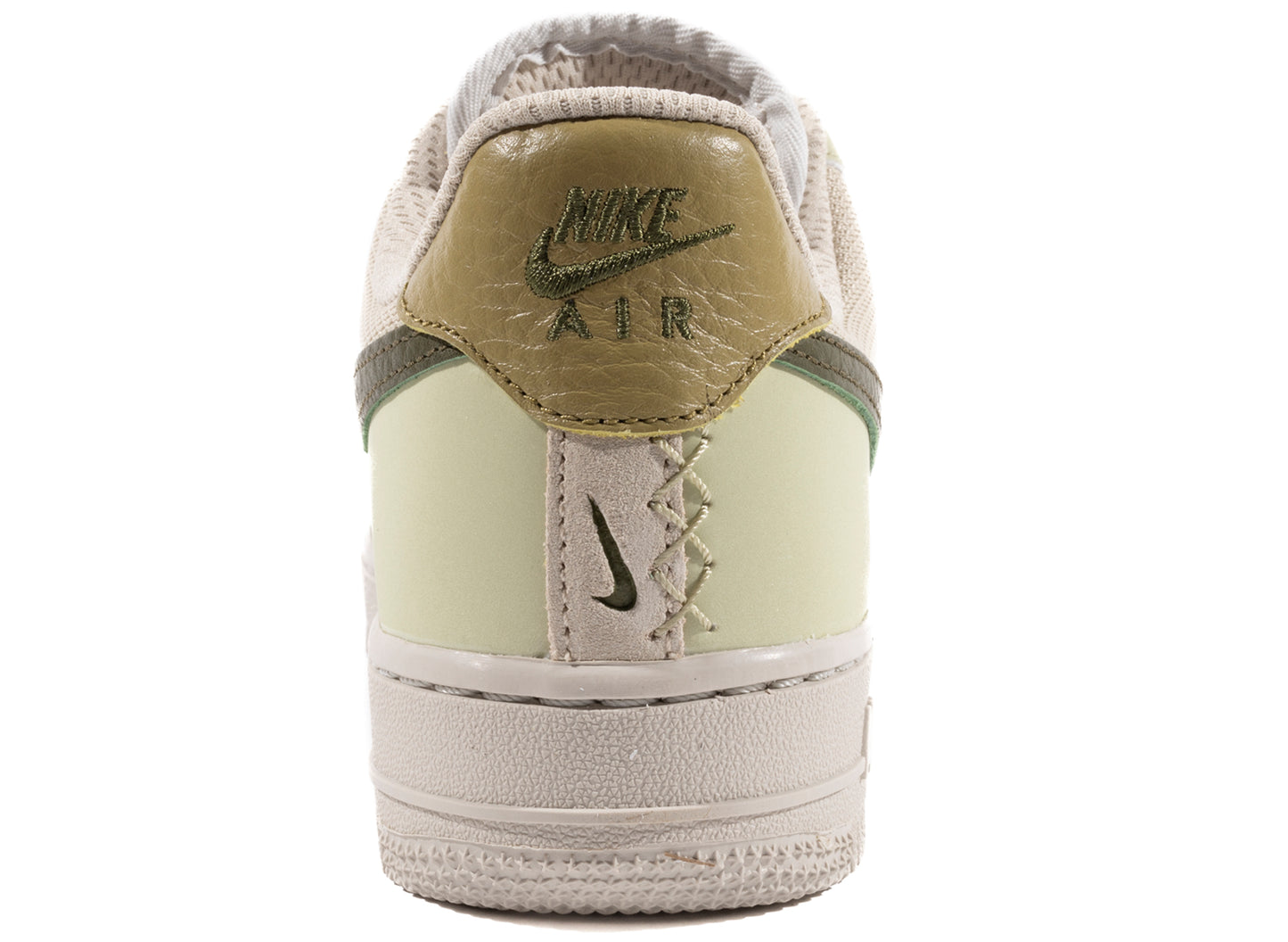 Women's Air Force 1 in Light Bone / Rough Green / Olive Aura