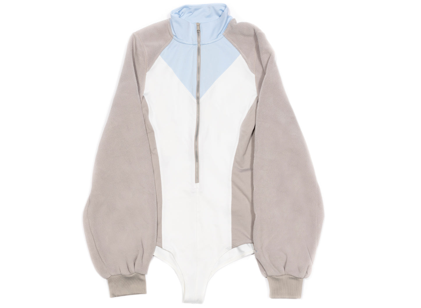 Women's Jordan Cozy Girl Top in Summit White / College Grey / Celestine Blue