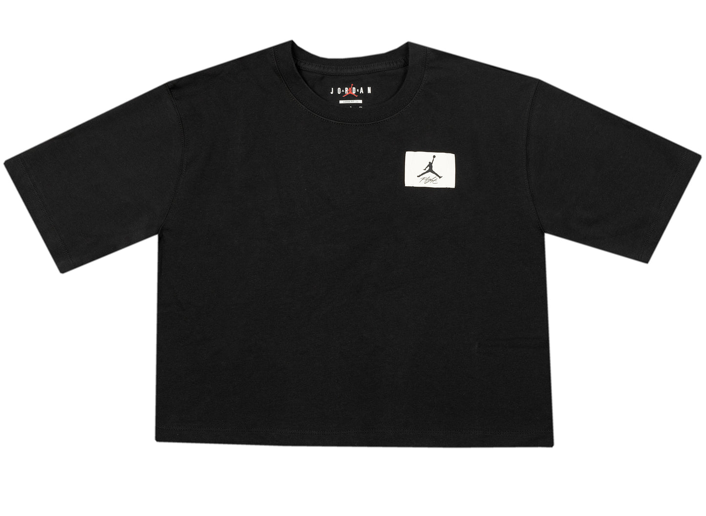 Camiseta corta Jordan Essentials para mujer en negro