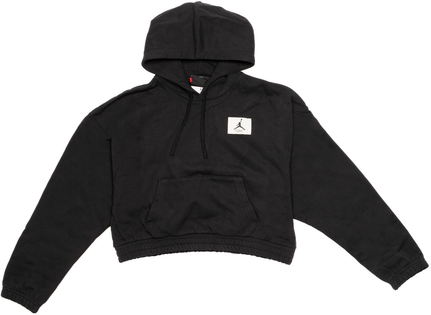 Women's Jordan Essentials Cropped Hoodie in Black