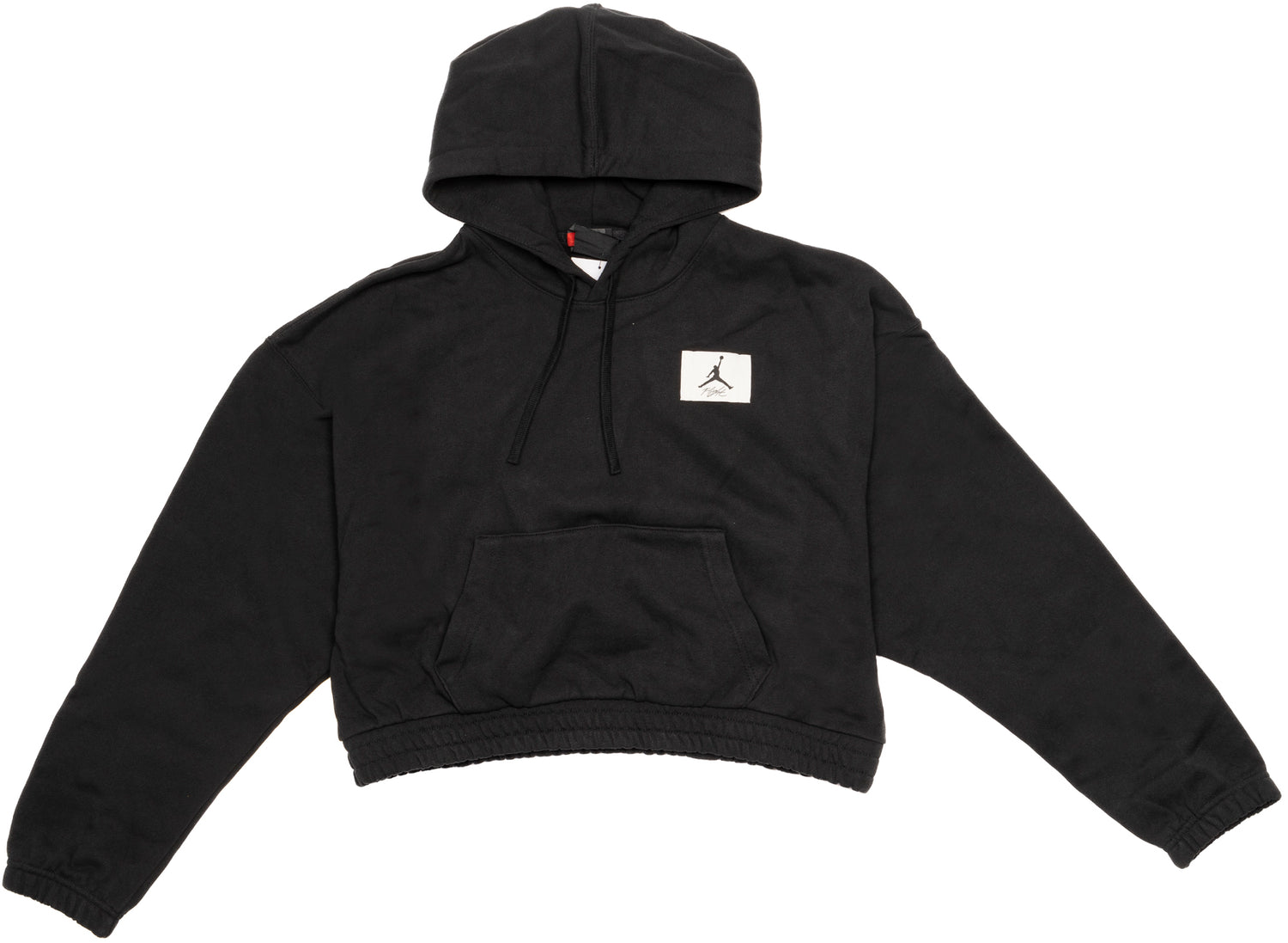 Women's Jordan Essentials Cropped Hoodie in Black