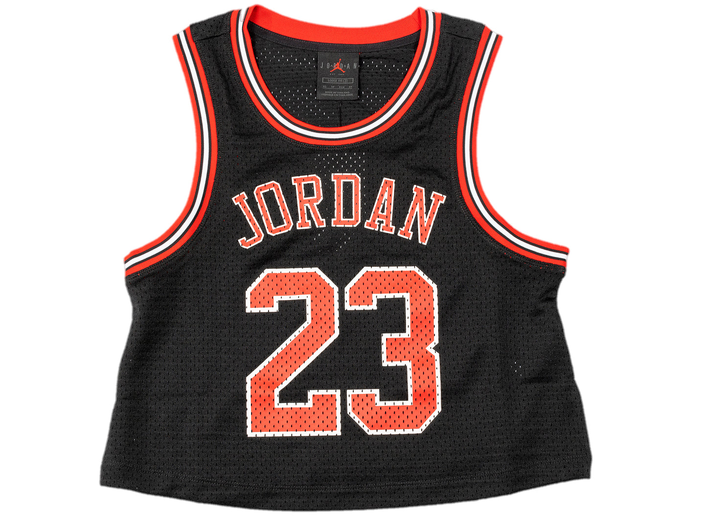 Women's Jordan Essentials Jersey in Black / Red / White
