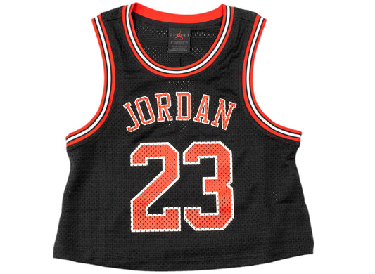 Women's Jordan Essentials Jersey in Black / Red / White
