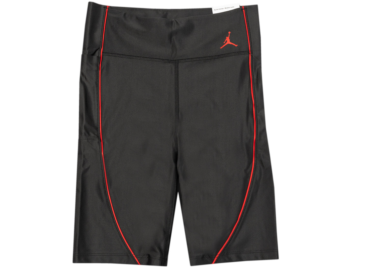 Women's Jordan Essentials Leg Shorts in Black / University Red