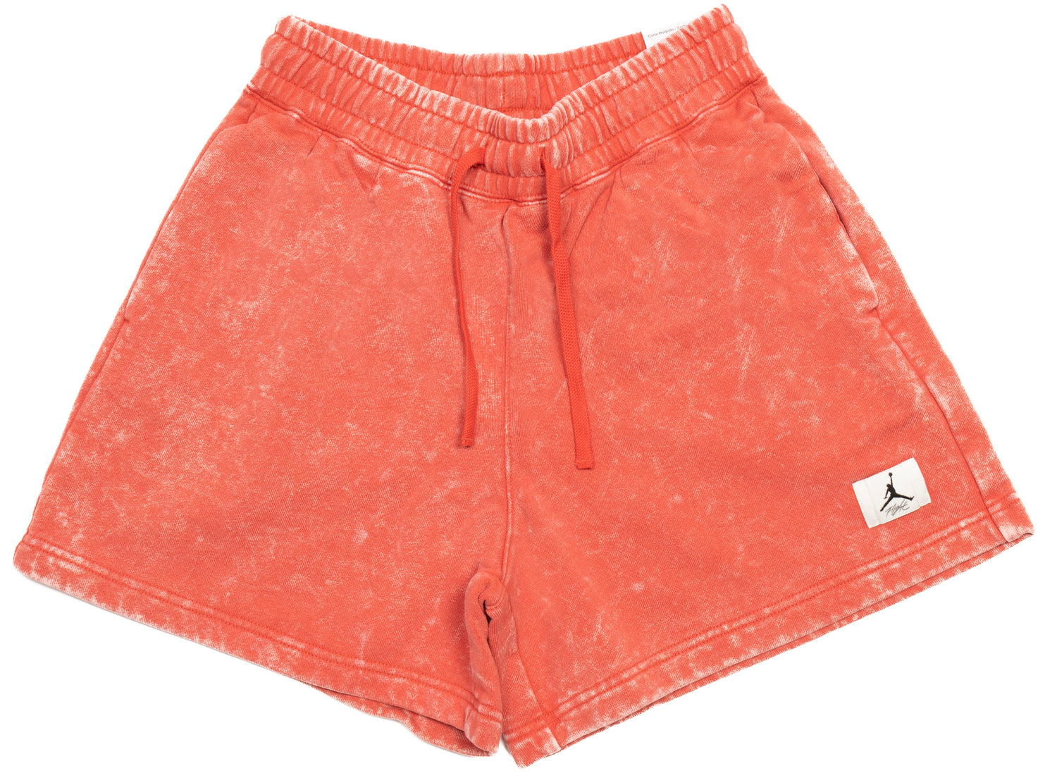 Women's Jordan Flight Washed Shorts in Lobster