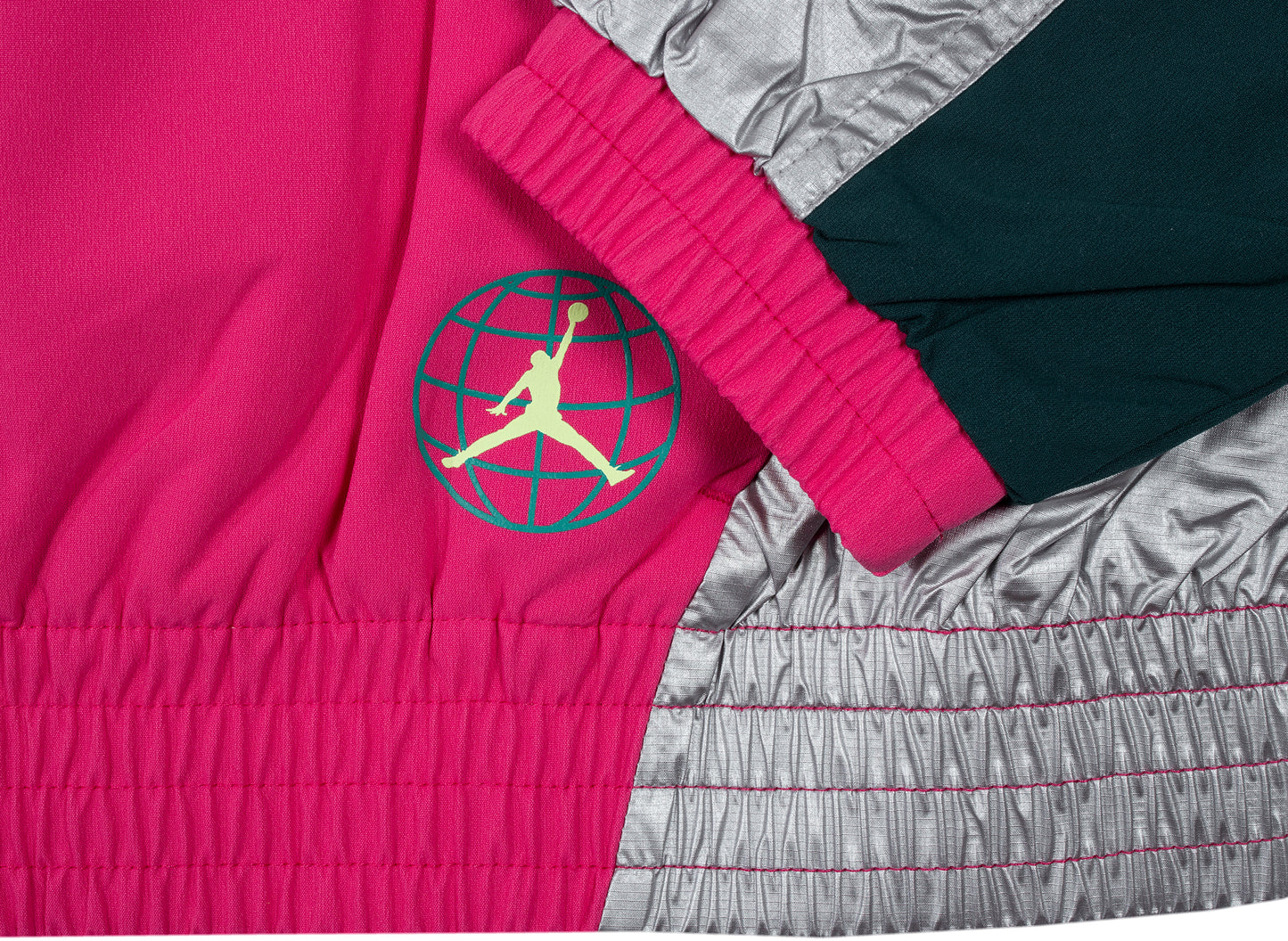 Womens Jordan Winter Utility Jacket in Watermelon / Dark Atomic Teal