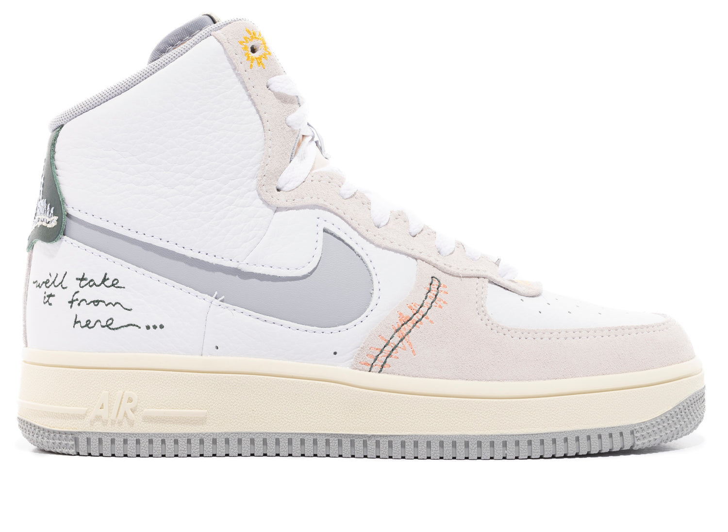 Women's Nike Air Force 1 Sculpt in White / Wolf Grey / Summit White