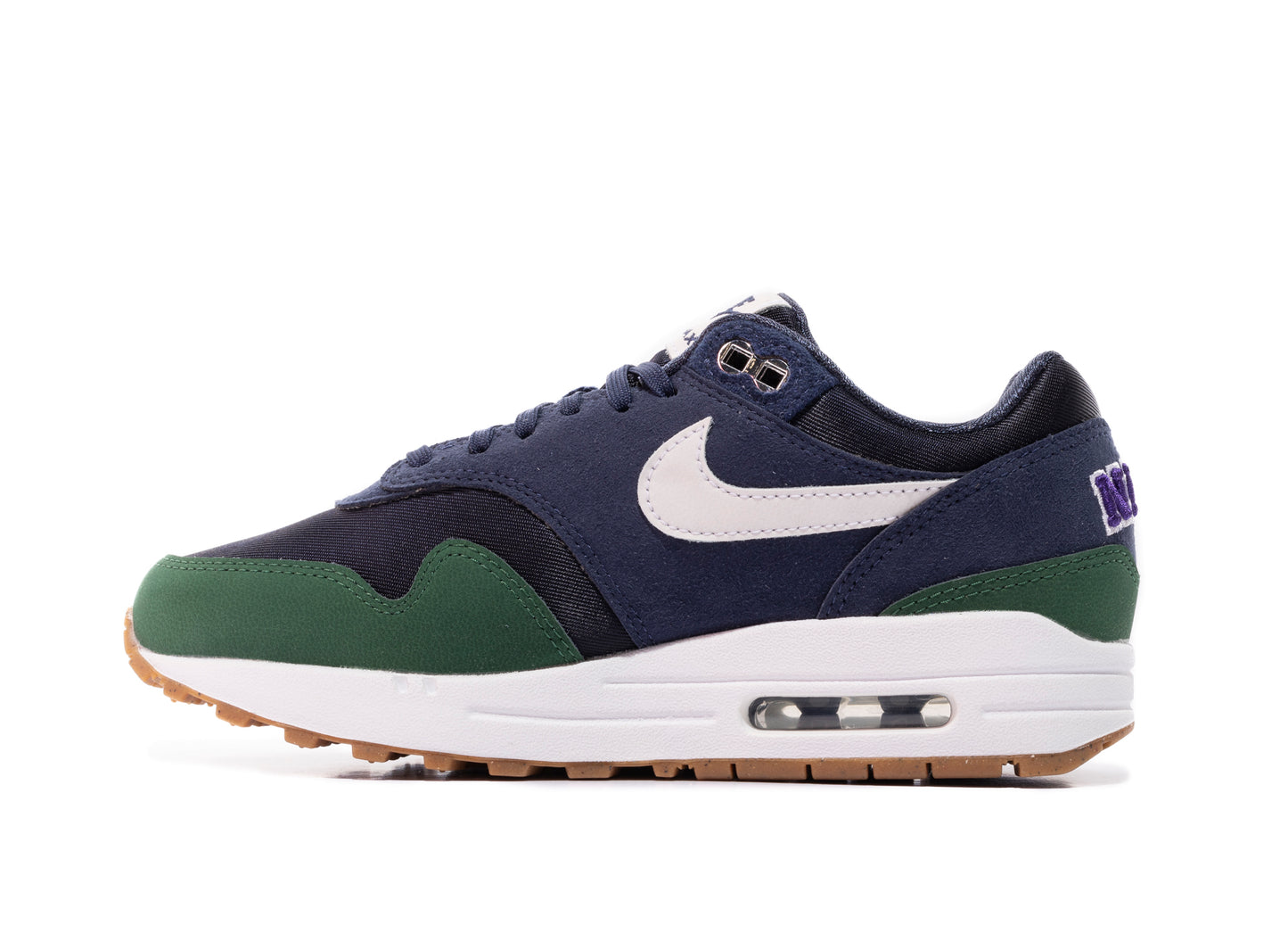 Women's Nike Air Max 1 '87 in Obsidian / White / Midnight Navy / Gorge Green - view 3