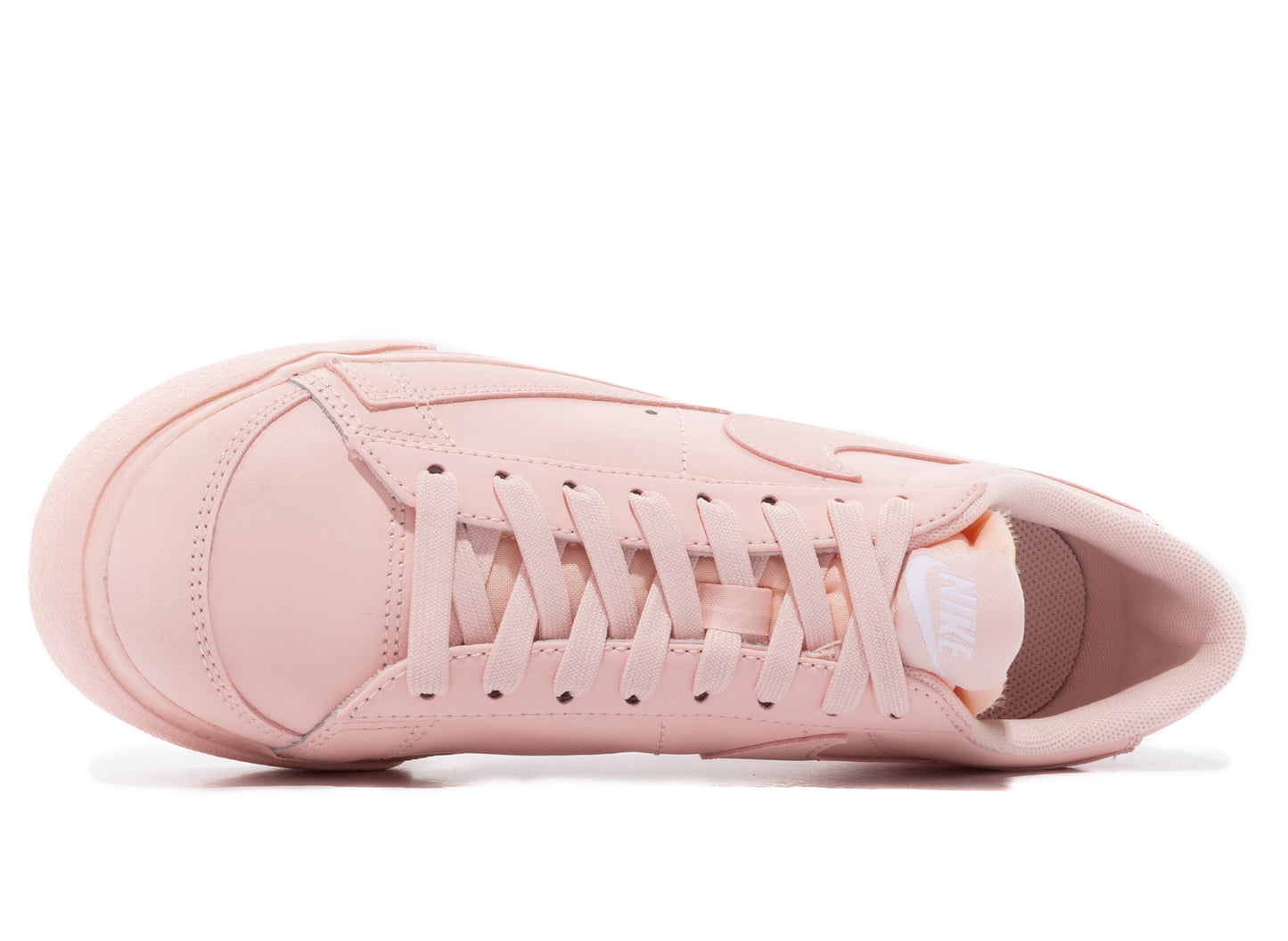 Women's Nike Blazer Low Platform in Atmosphere / Black / Team Orange - view 4
