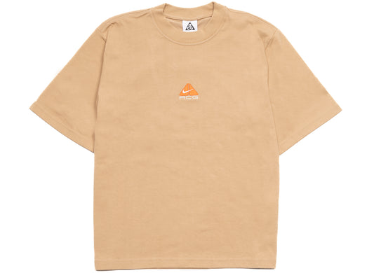 Women's Nike NRG ACG S/S Tee in Hemp / Electro Orange / Summit White
