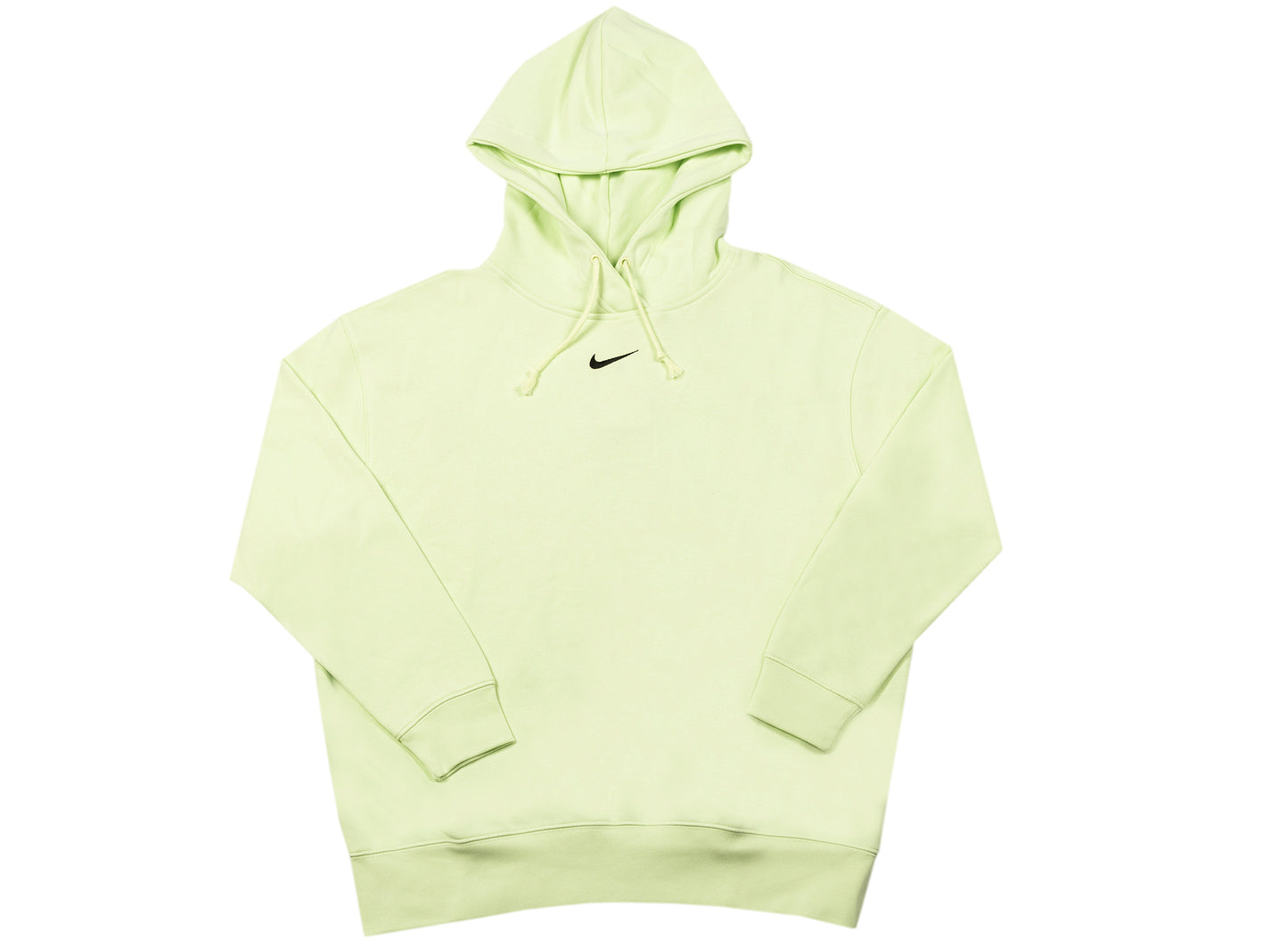Women's Nike Sportswear Essentials Collection Fleece Hoodie in Lime Ice / Black