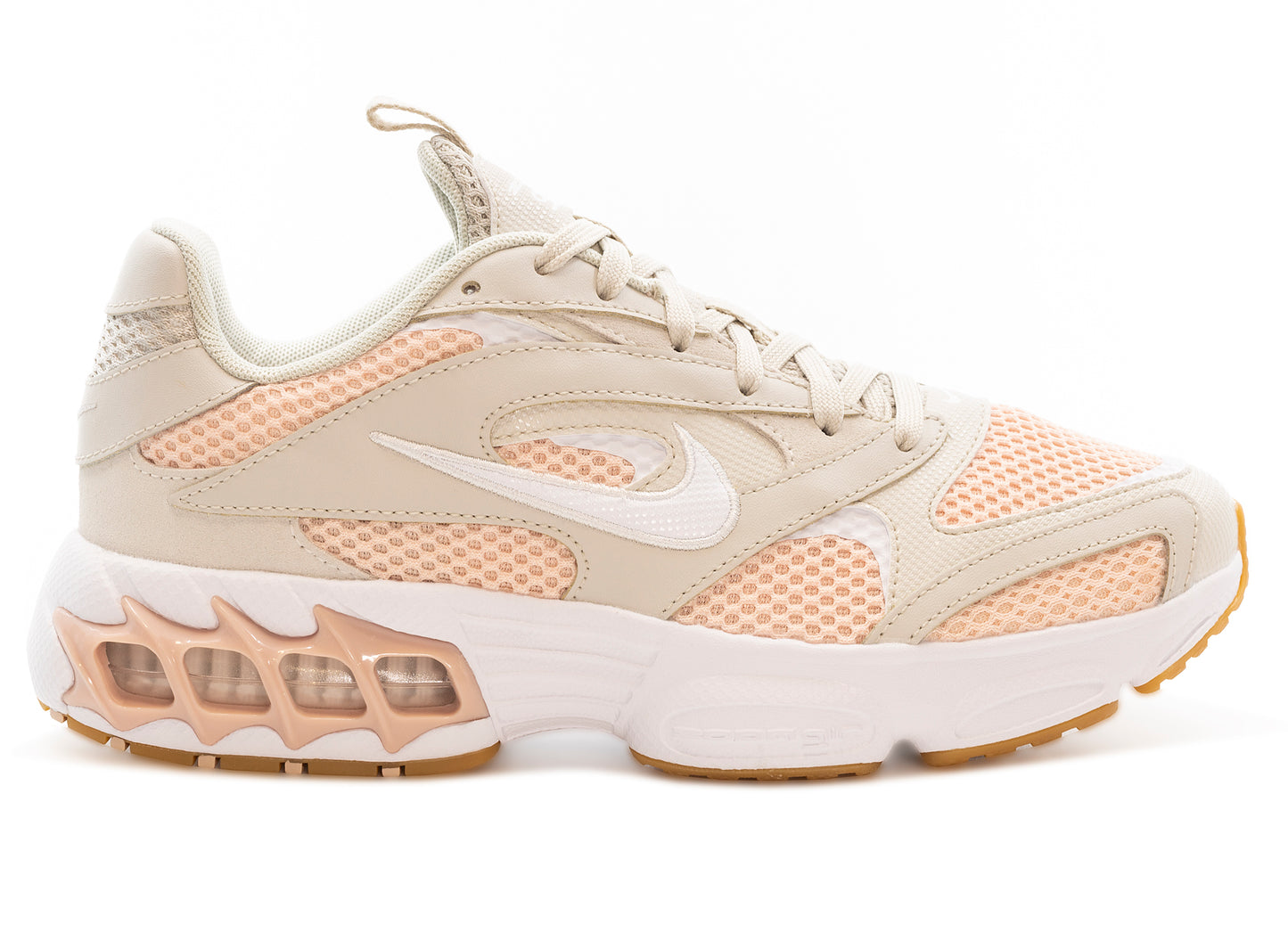Women's Nike Zoom Air Fire in Light Bone / White / Pale Coral / Pink Oxford