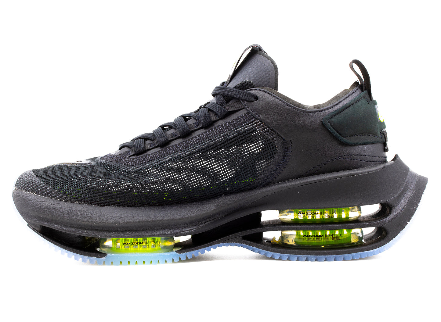 Women's Nike Zoom Double Stacked in Black / Volt Green
