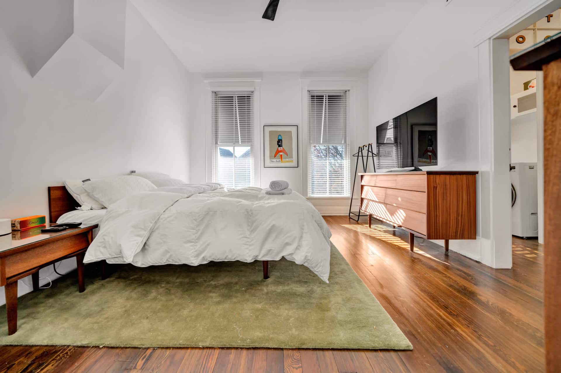 Room to settle in.